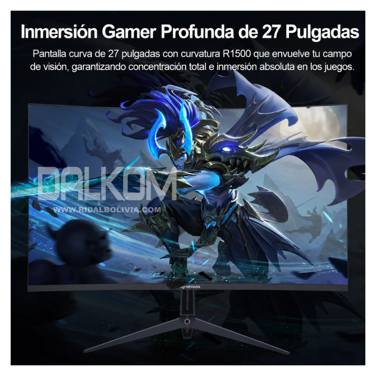 Monitor Gamer Curvo de 27 pulgadas Grasep E-DJR270 200hz - Imagen 2