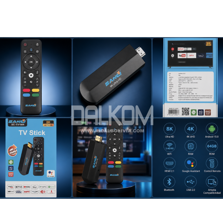 TV box stick Ultra HD Sanci - Imagen 2